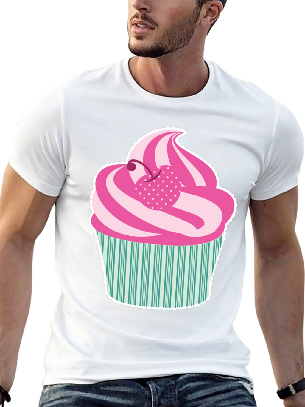 Cupcake Graphic Tee - Sweet Tooth T-Shirt