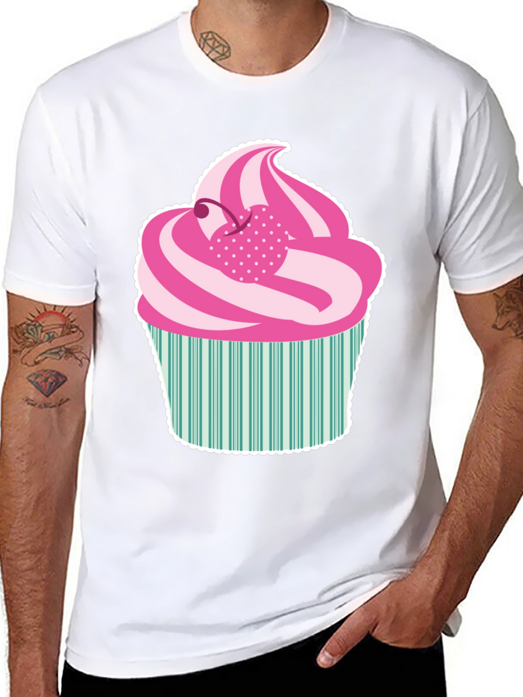 Cupcake Graphic Tee - Sweet Tooth T-Shirt
