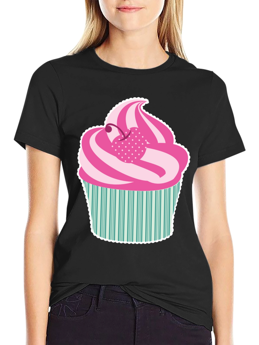 Cupcake Graphic Tee - Sweet Tooth T-Shirt