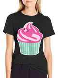 Cupcake Graphic Tee - Sweet Tooth T-Shirt