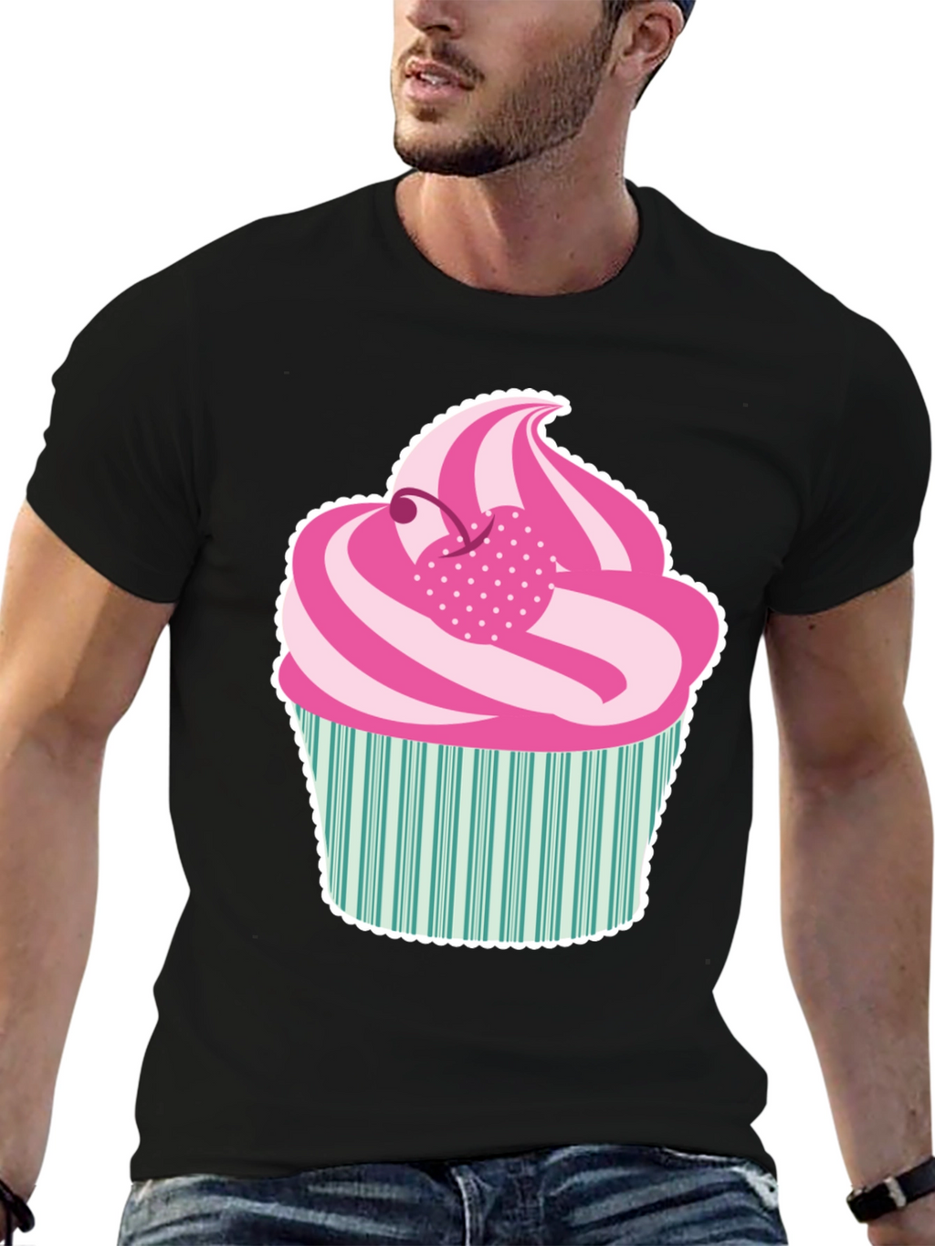 Cupcake Graphic Tee - Sweet Tooth T-Shirt