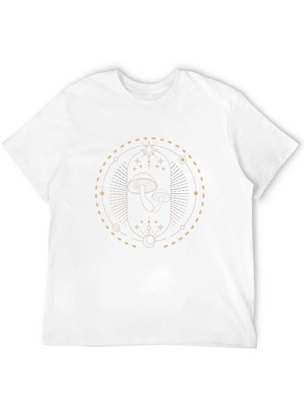 Mystic Mushroom Graphic Tee - Black