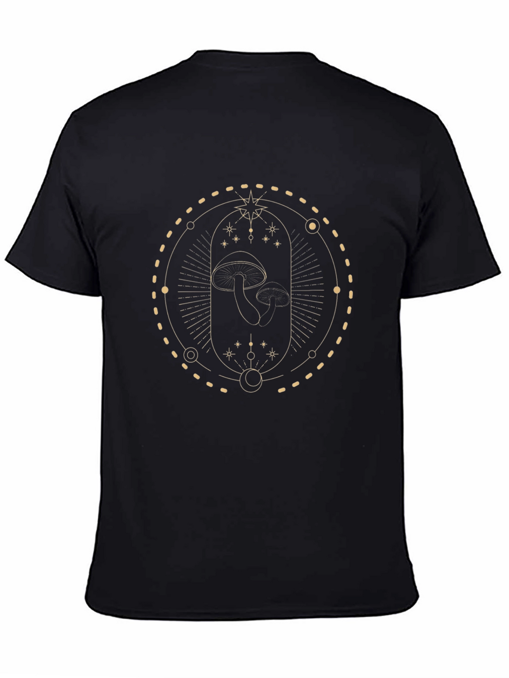 Mystic Mushroom Graphic Tee - Black