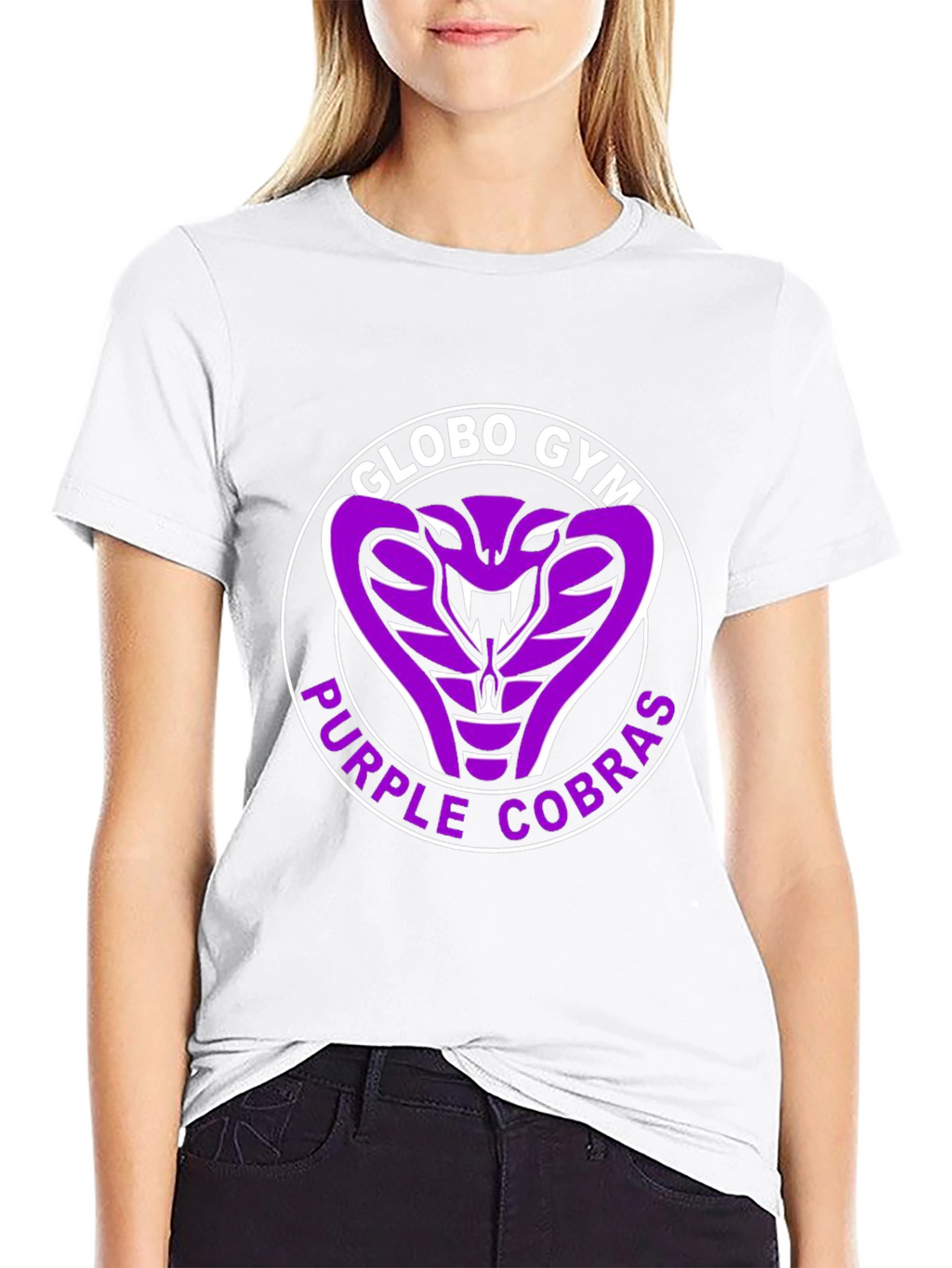 Globo Gym Purple Cobras T-Shirt Black