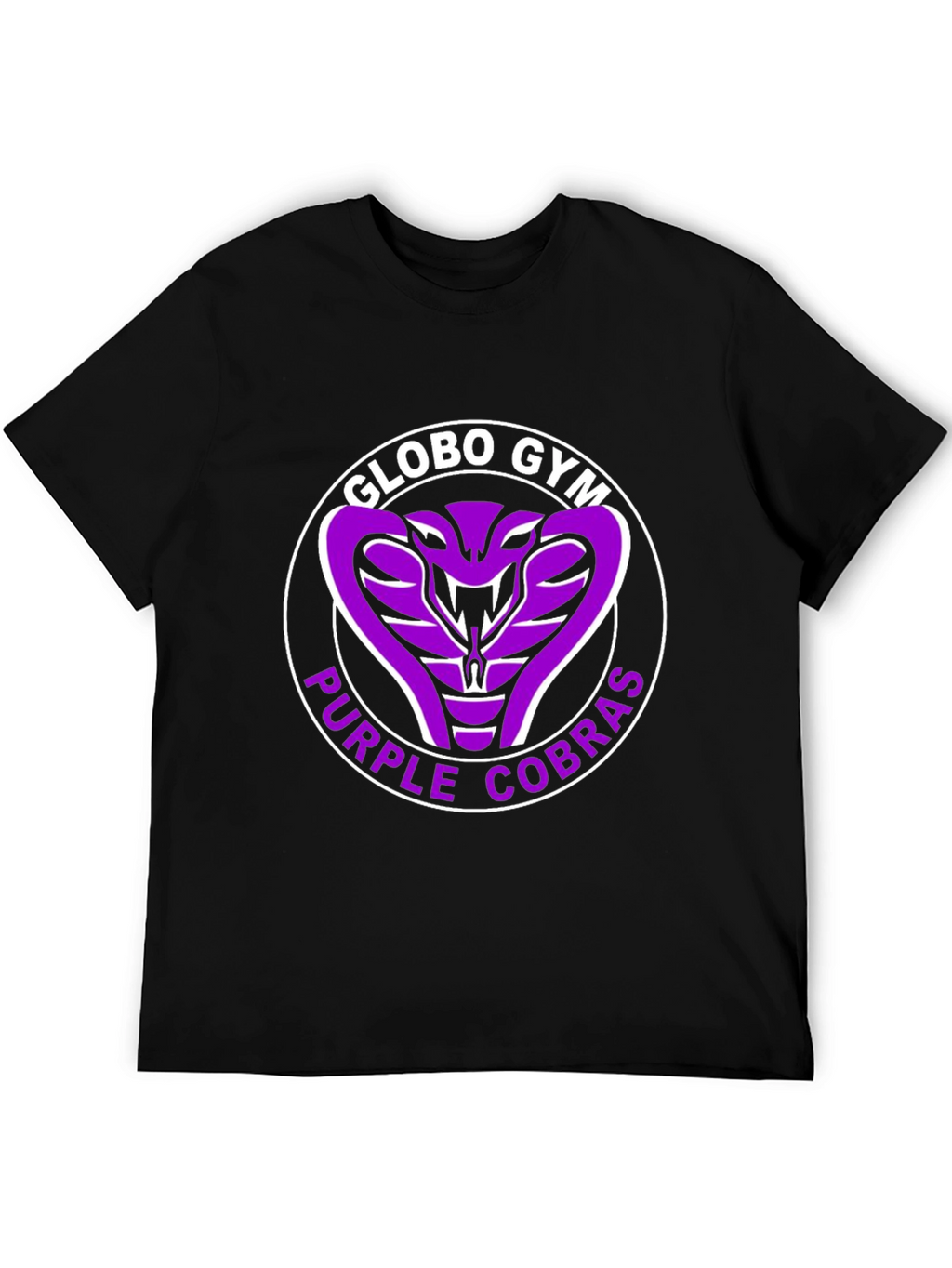 Globo Gym Purple Cobras T-Shirt Black