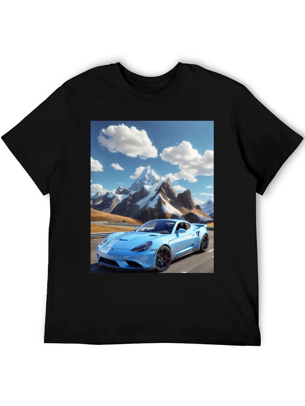 Mountain Road Car T-Shirt