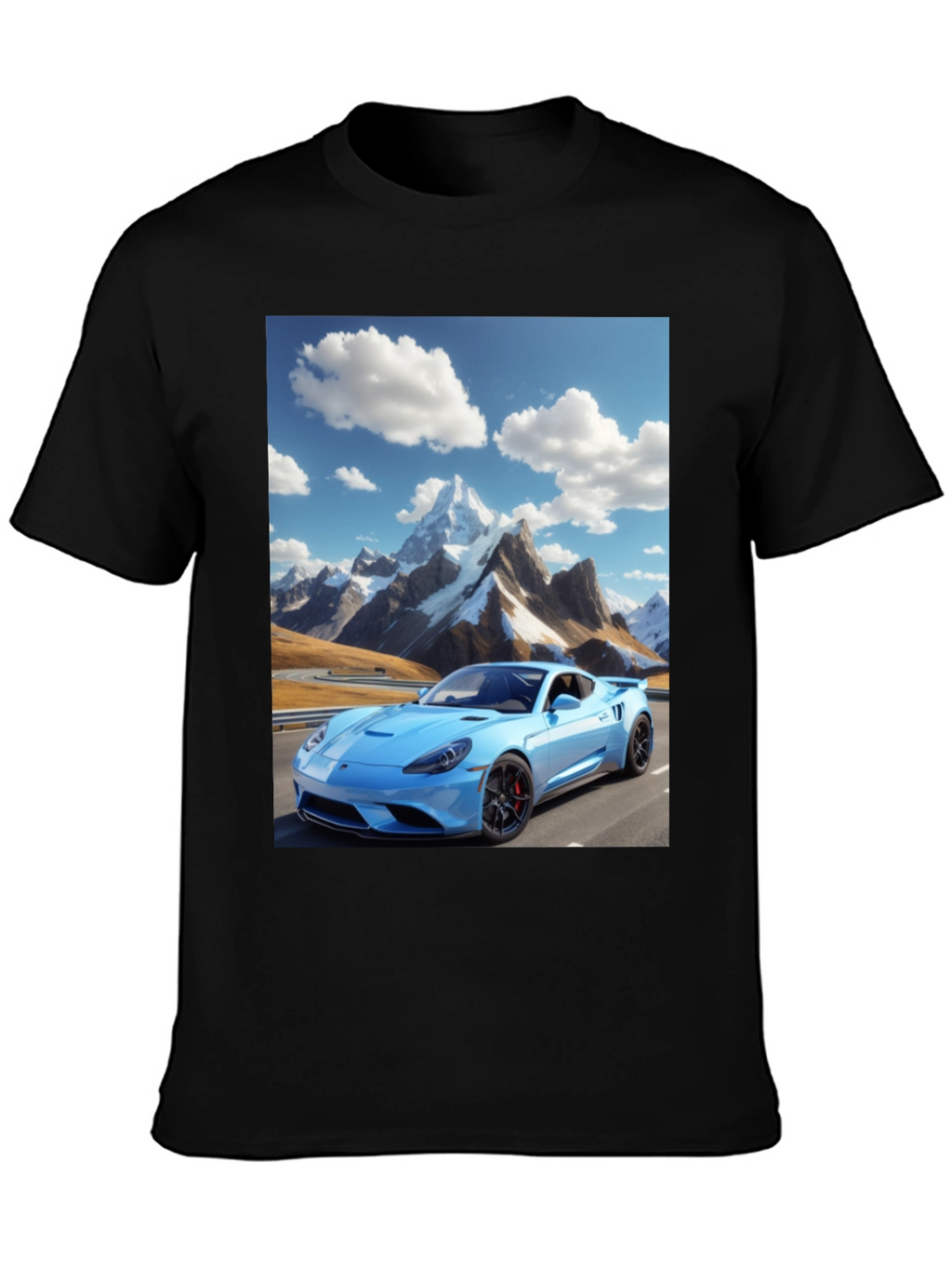 Mountain Road Car T-Shirt