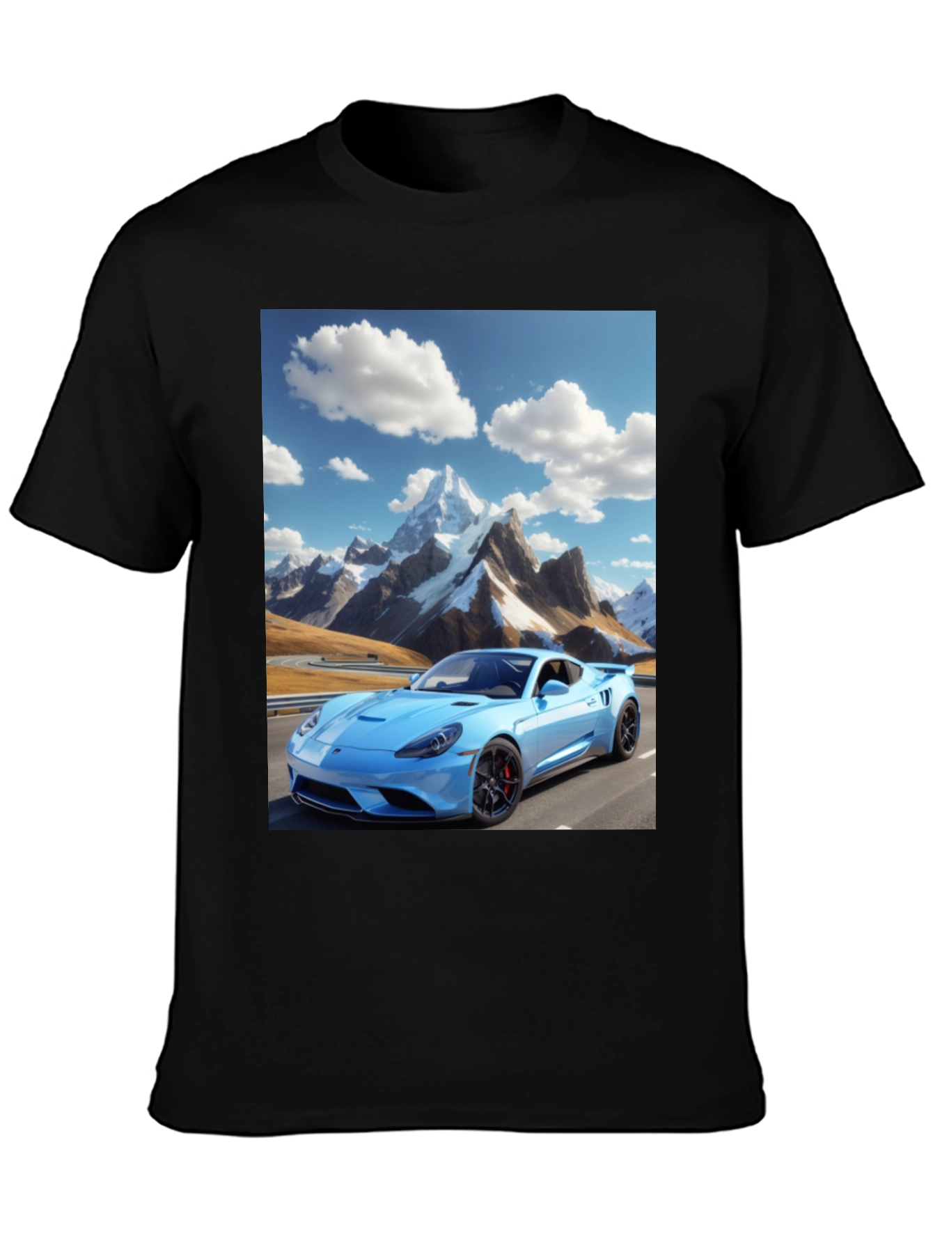 Mountain Road Car T-Shirt