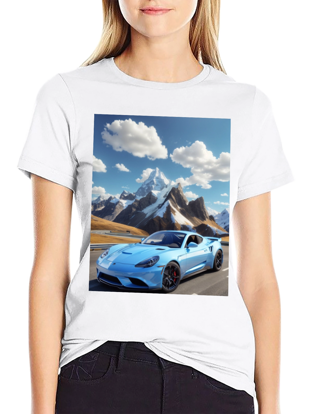 Mountain Road Car T-Shirt