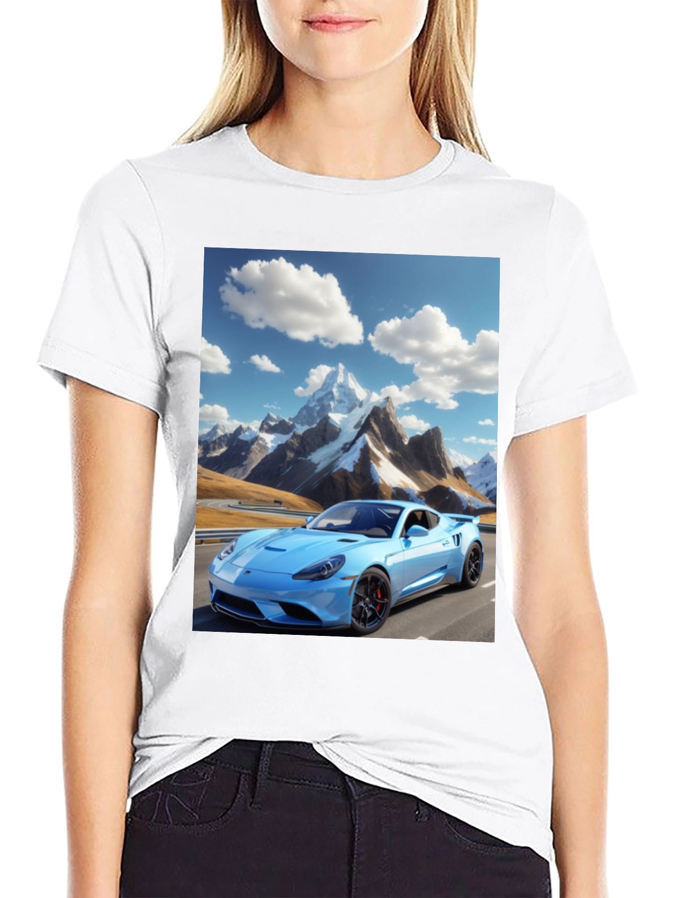 Mountain Road Car T-Shirt