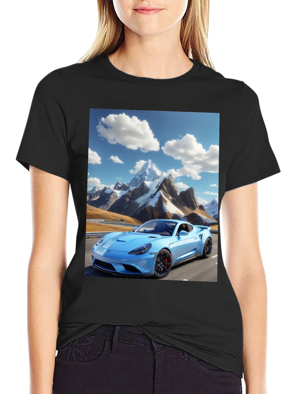 Mountain Road Car T-Shirt