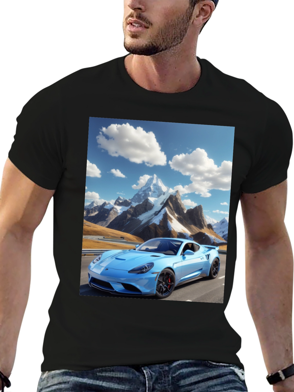 Mountain Road Car T-Shirt