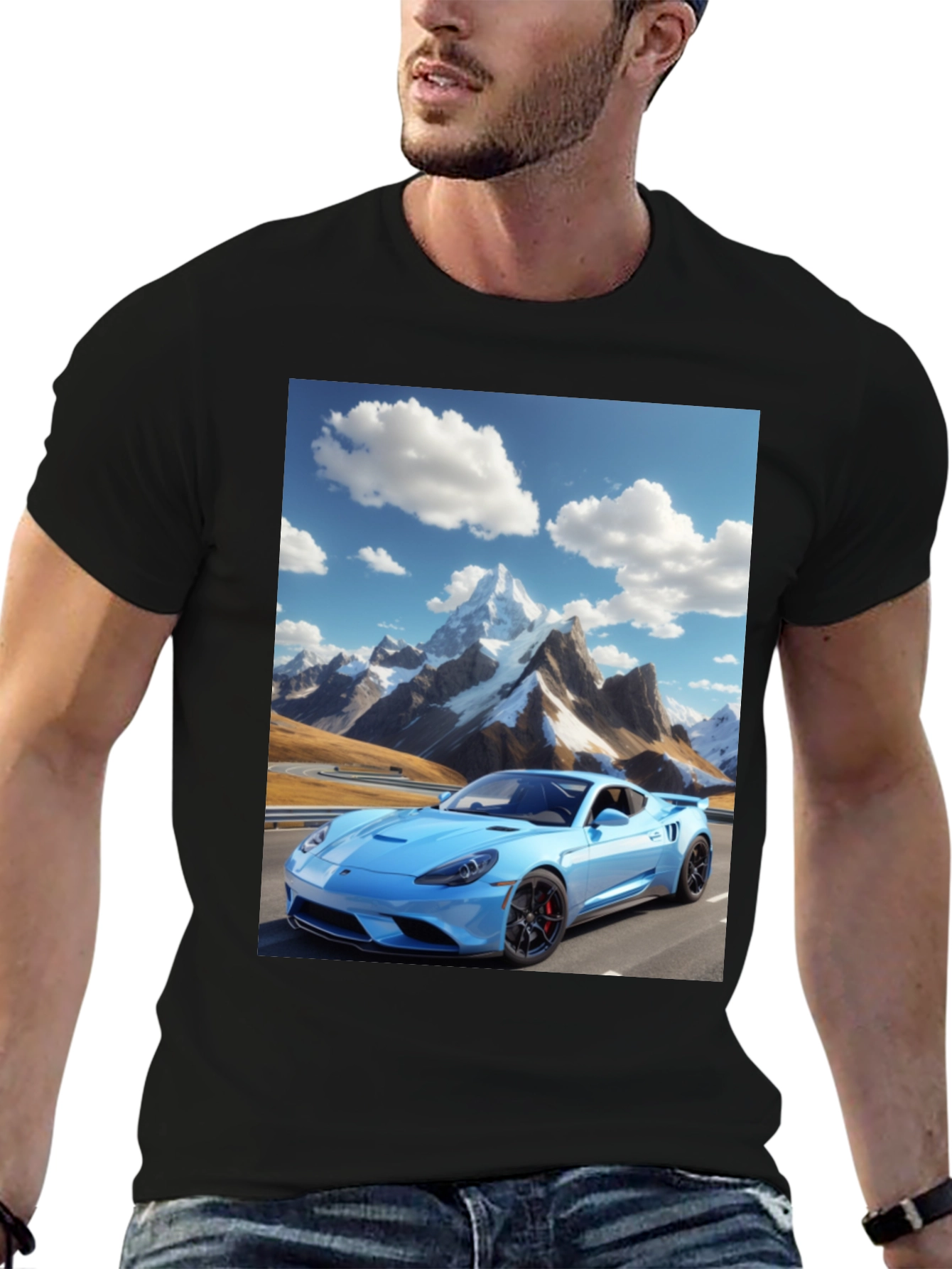 Mountain Road Car T-Shirt