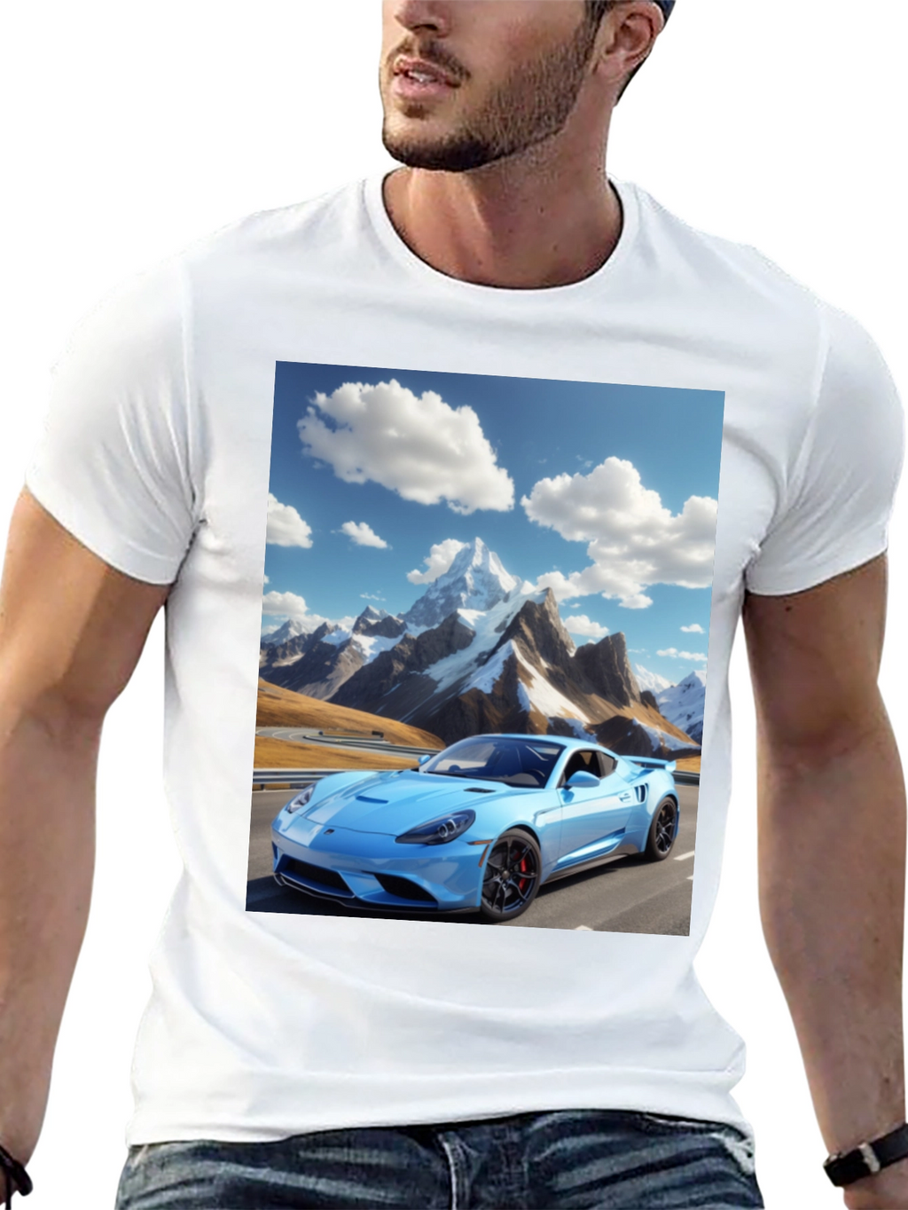 Mountain Road Car T-Shirt