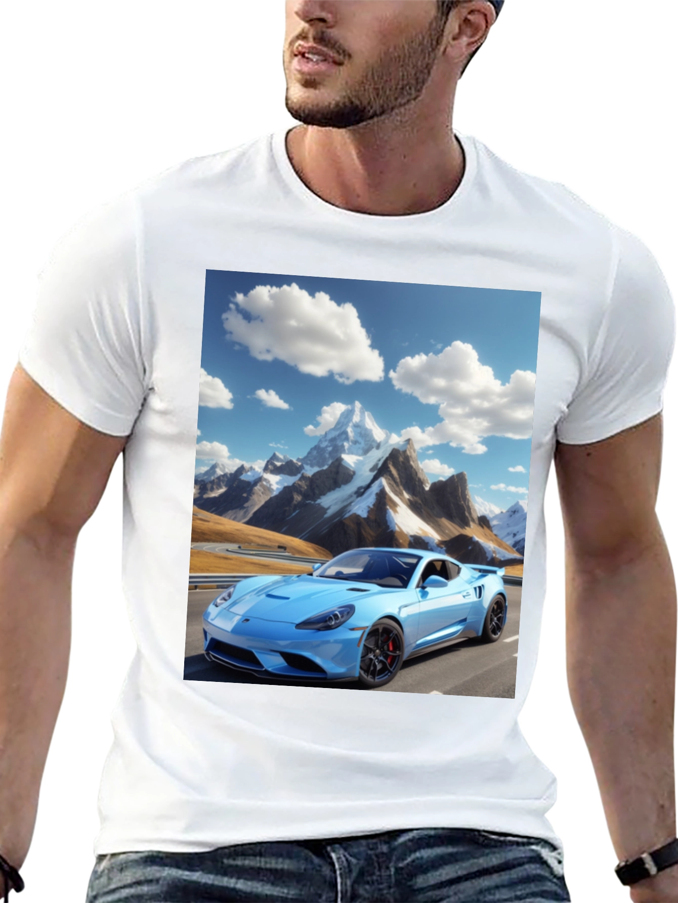 Mountain Road Car T-Shirt