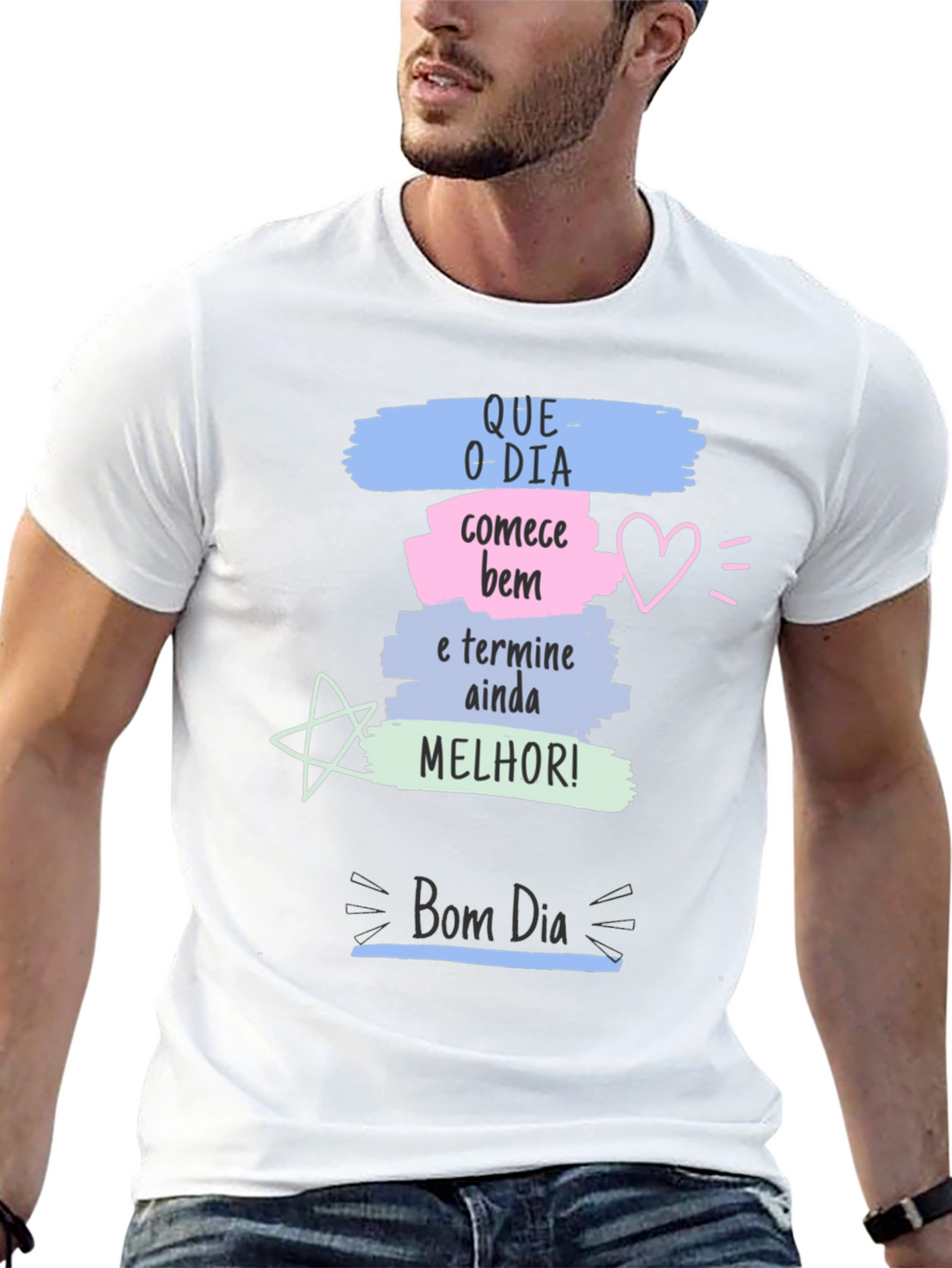Motivational Bom Dia Graphic Tee