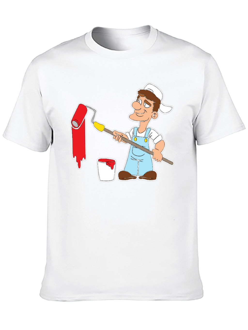 Painter Cartoon T-Shirt - Unique Design