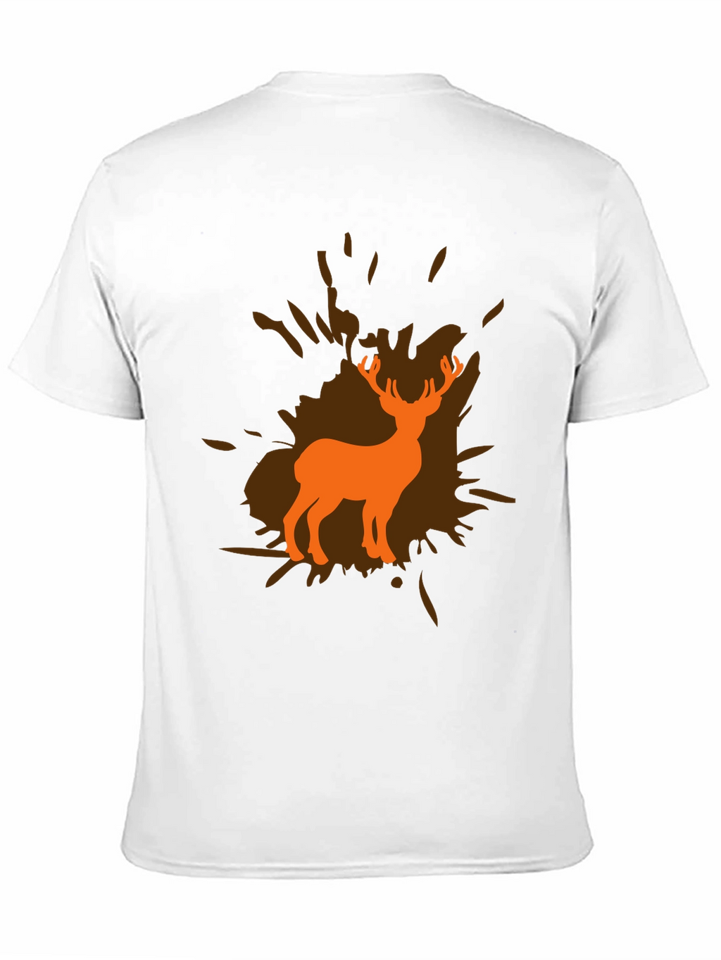 Deer Silhouette Graphic Tee - Unisex Black T-Shirt