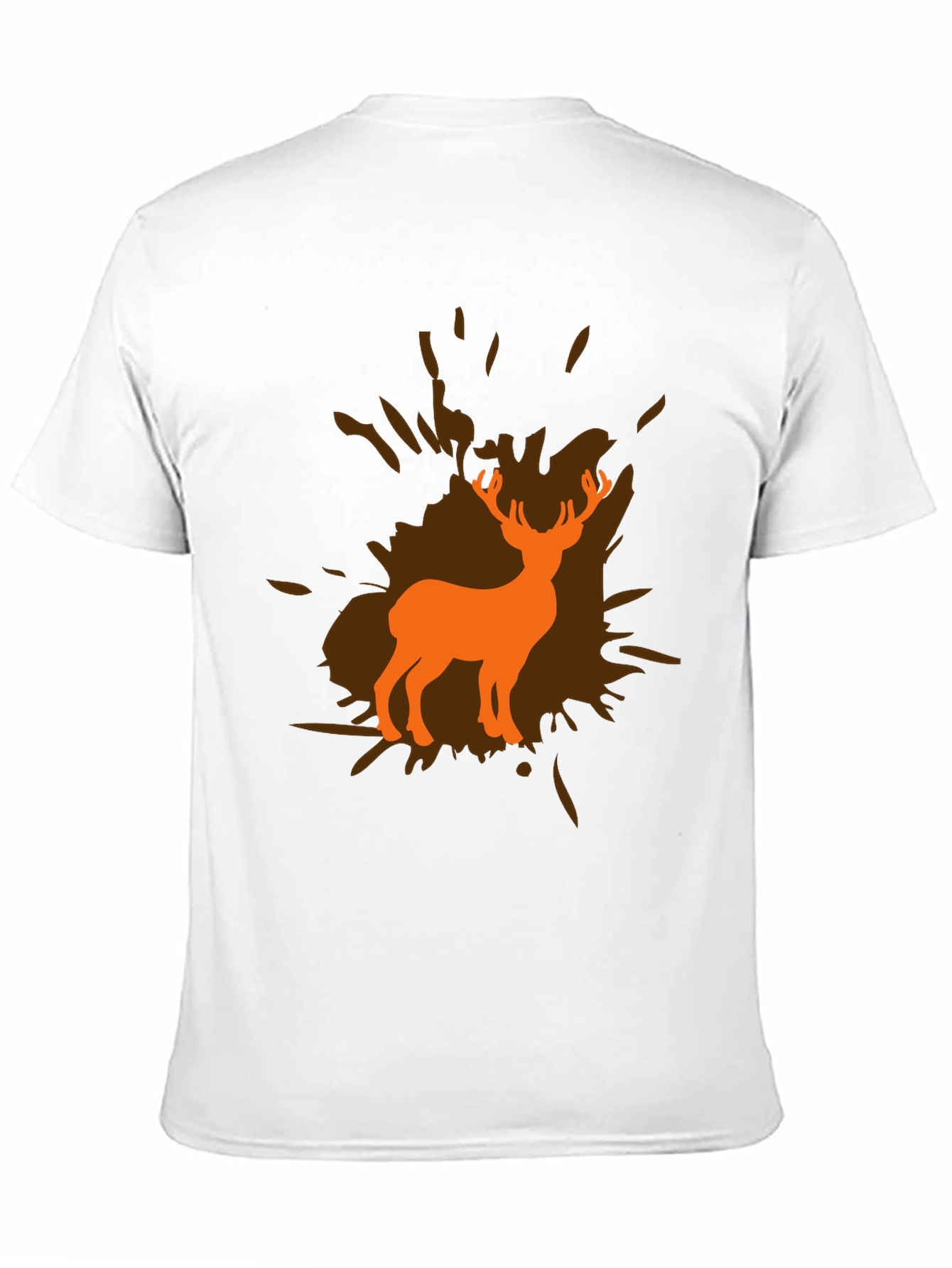 Deer Silhouette Graphic Tee - Unisex Black T-Shirt