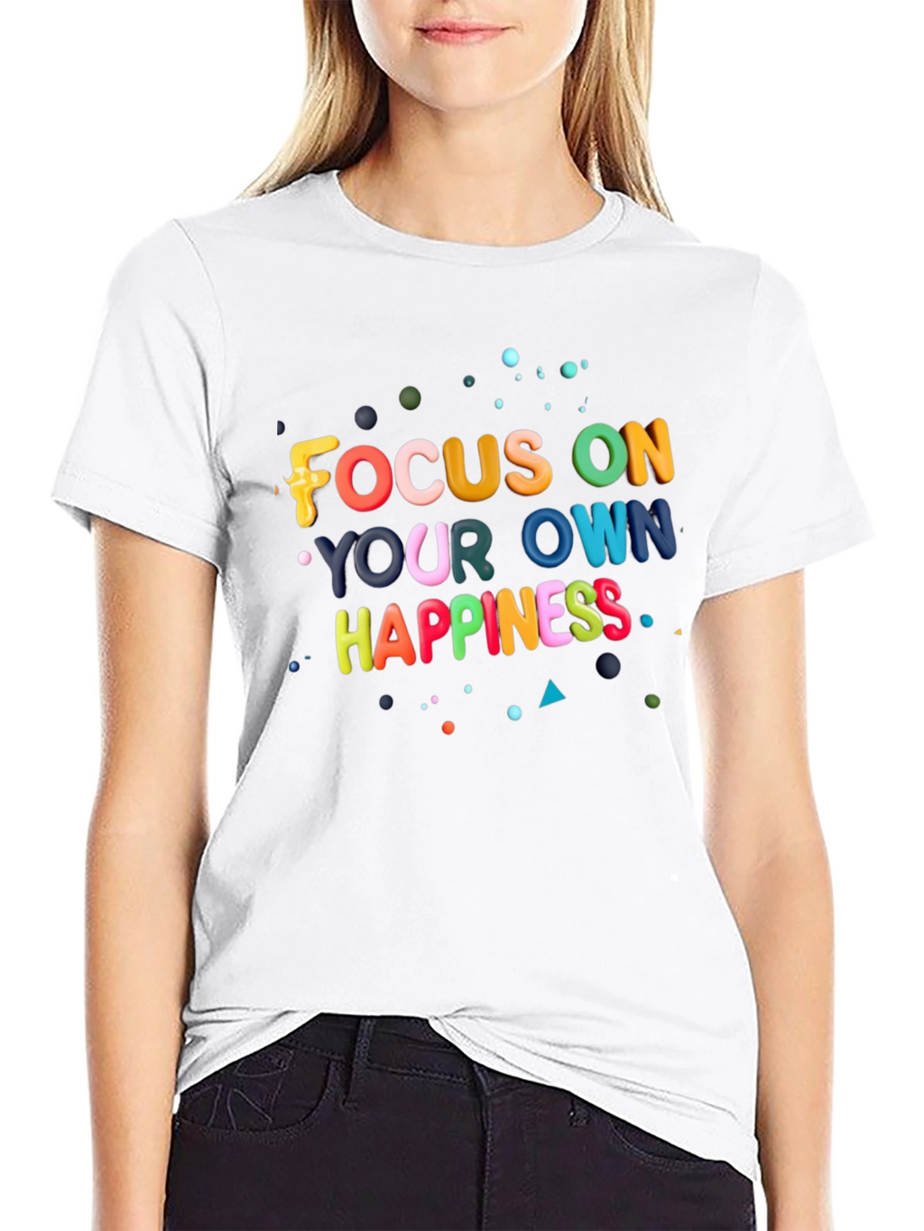 Focus On Your Own Happiness Graphic Tee