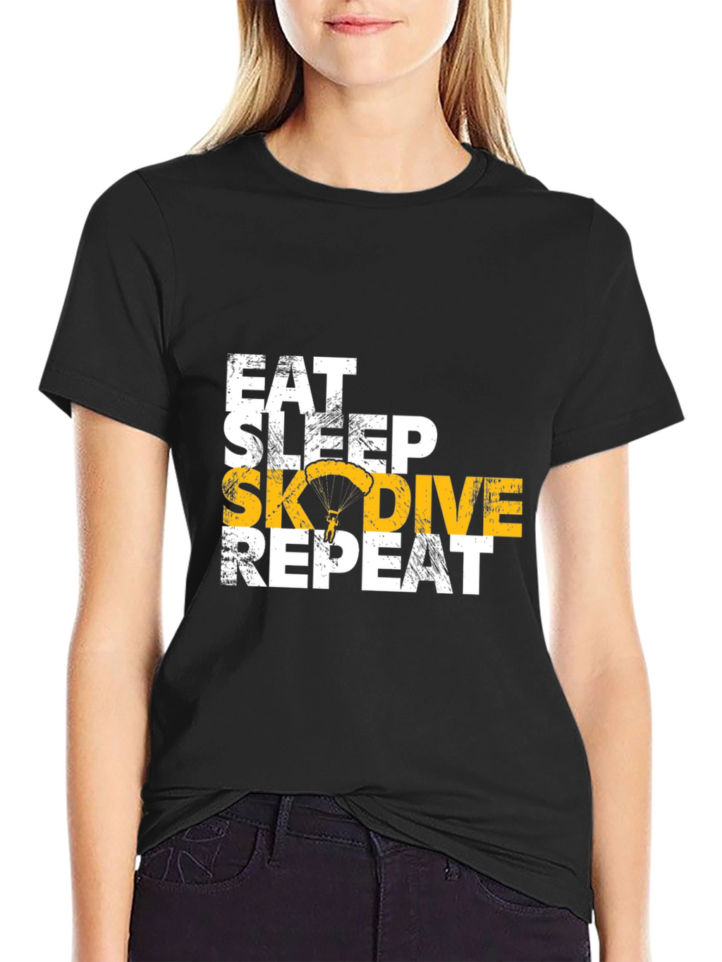 Eat Sleep Skydive Repeat - Graphic T-Shirt