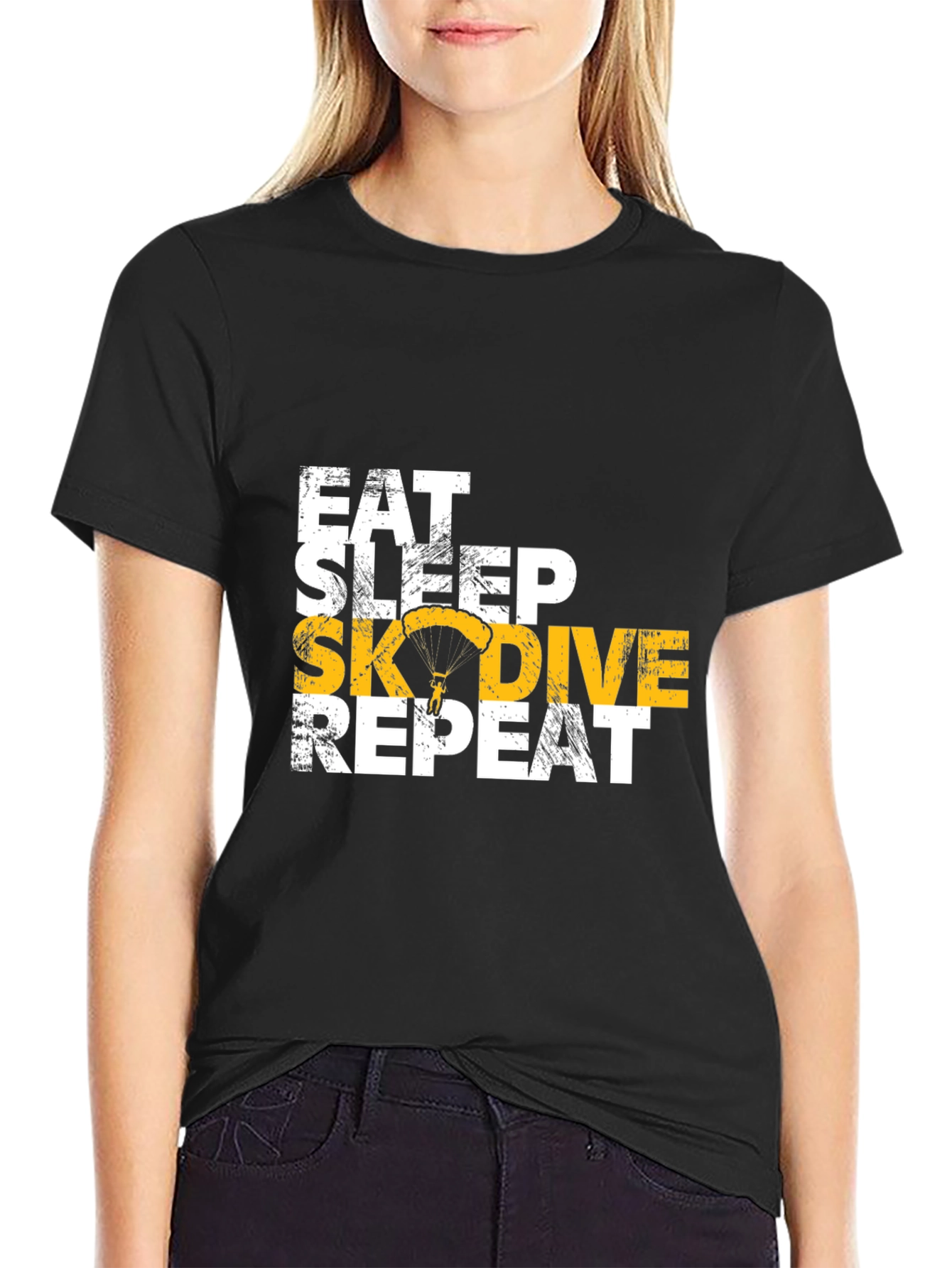Eat Sleep Skydive Repeat - Graphic T-Shirt