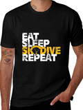 Eat Sleep Skydive Repeat - Graphic T-Shirt
