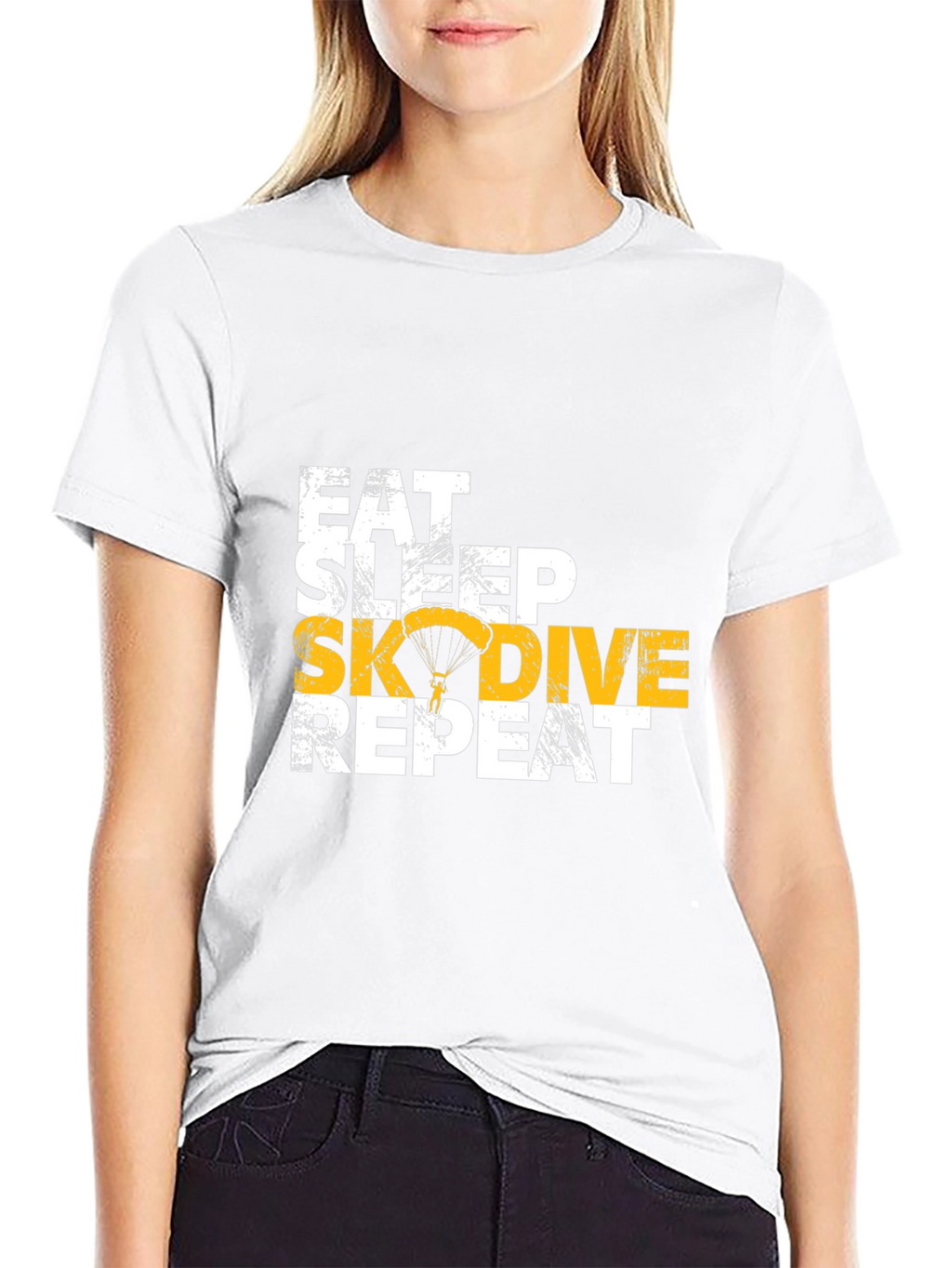 Eat Sleep Skydive Repeat - Graphic T-Shirt