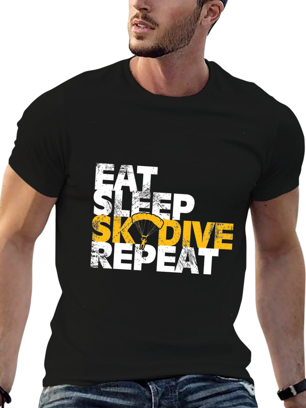 Eat Sleep Skydive Repeat - Graphic T-Shirt