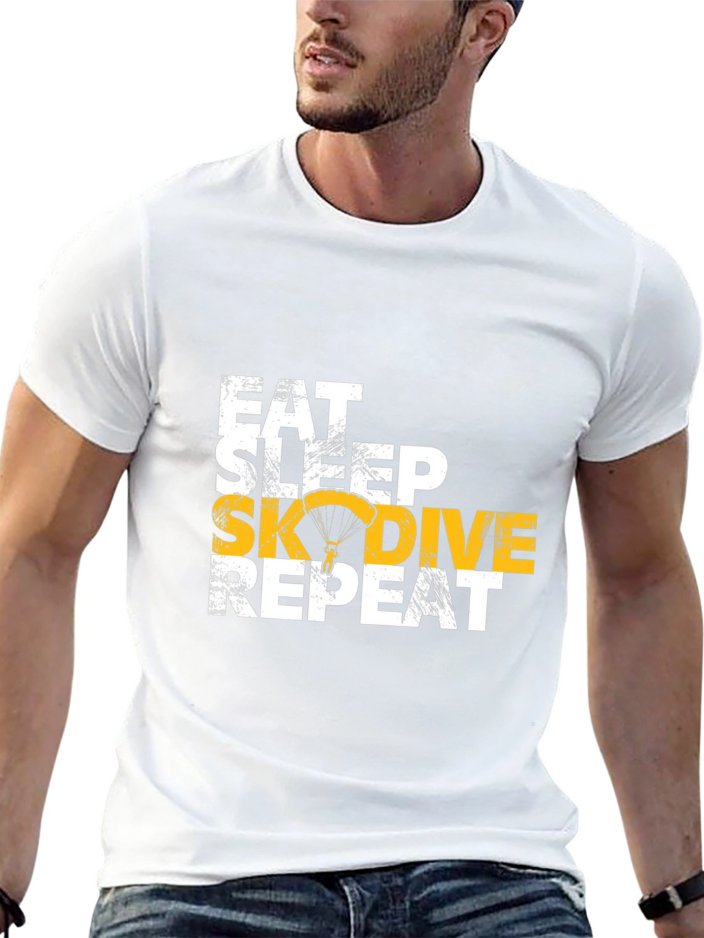 Eat Sleep Skydive Repeat - Graphic T-Shirt