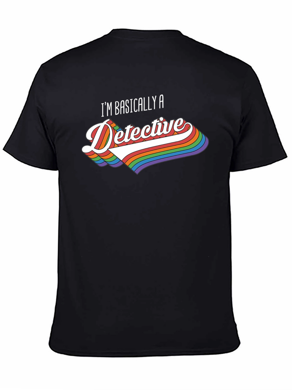 Detective Rainbow Graphic T-Shirt