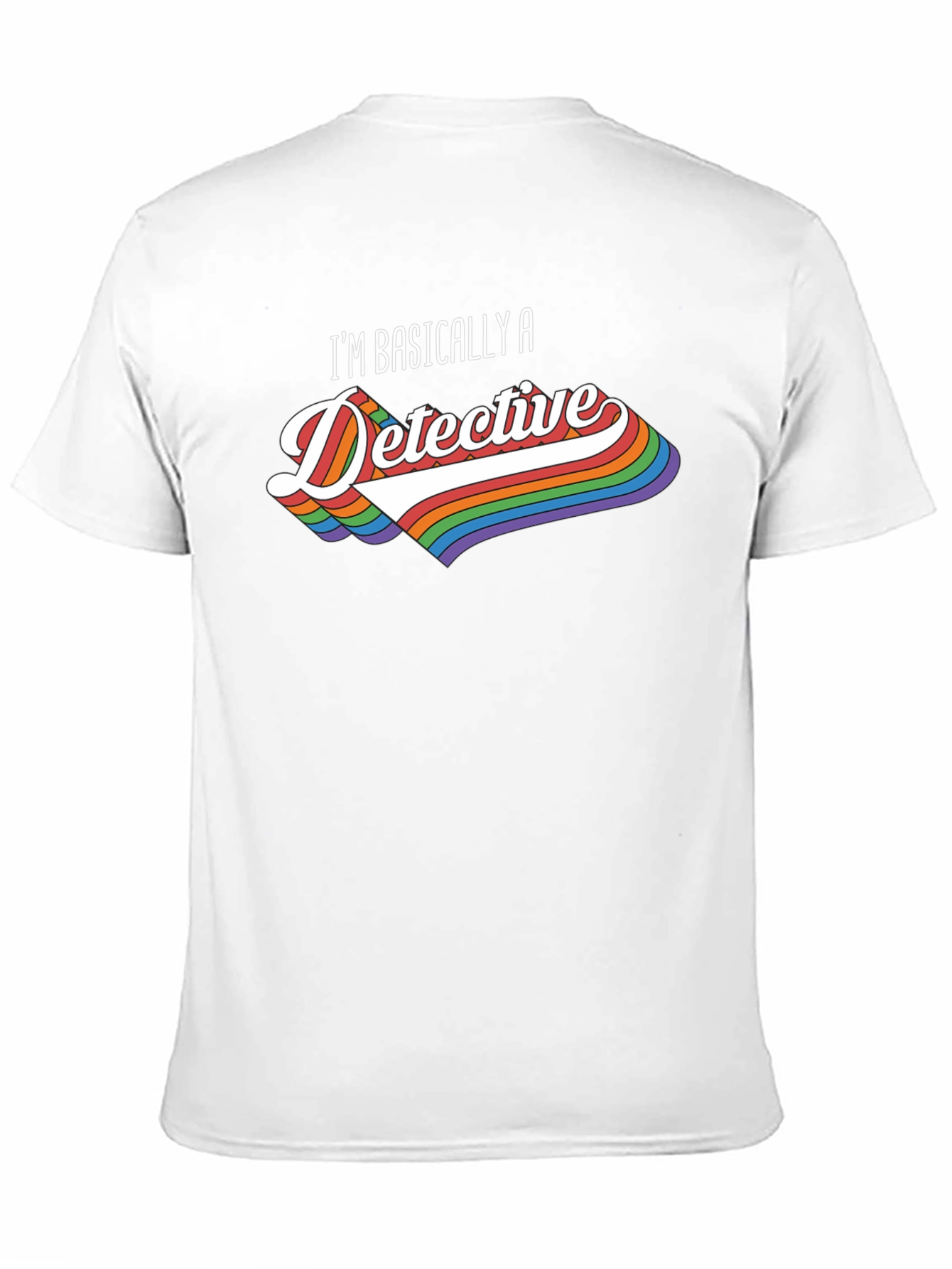 Detective Rainbow Graphic T-Shirt