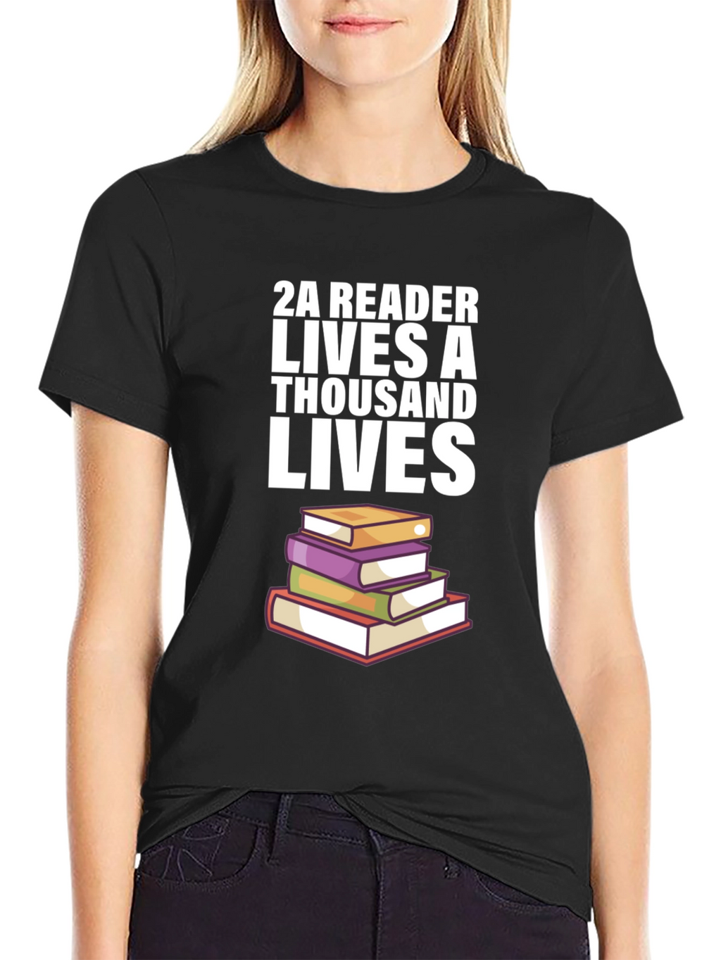 2A Reader Lives a Thousand Lives T-Shirt