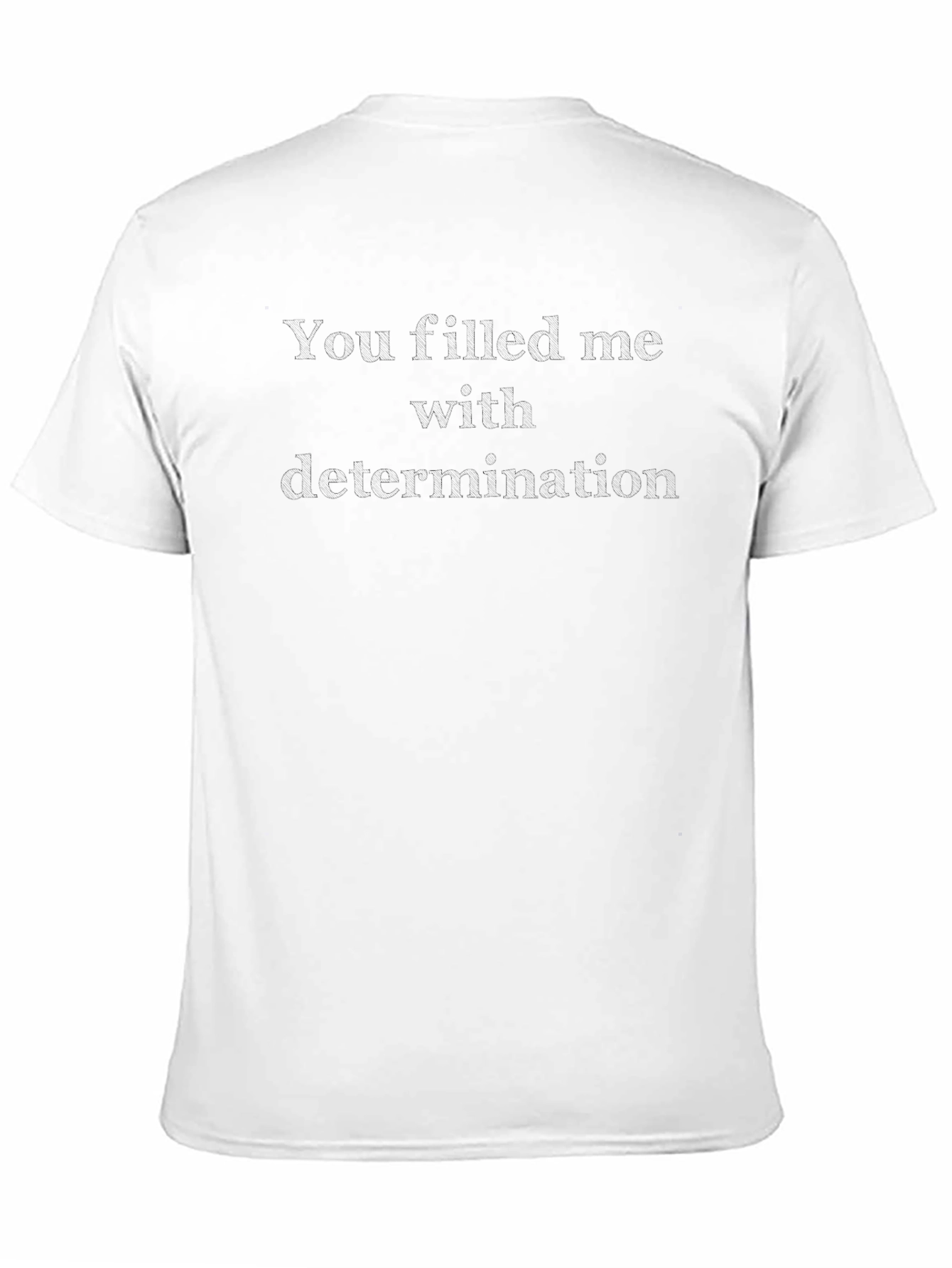 Determination Graphic Tee - Black Casual T-Shirt