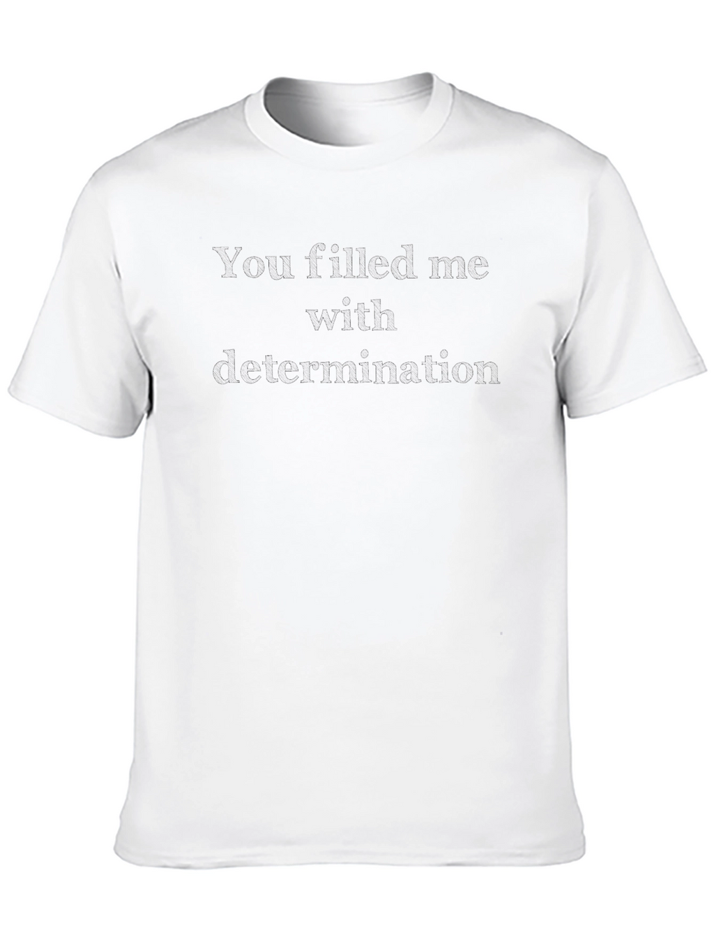 Determination Graphic Tee - Black Casual T-Shirt