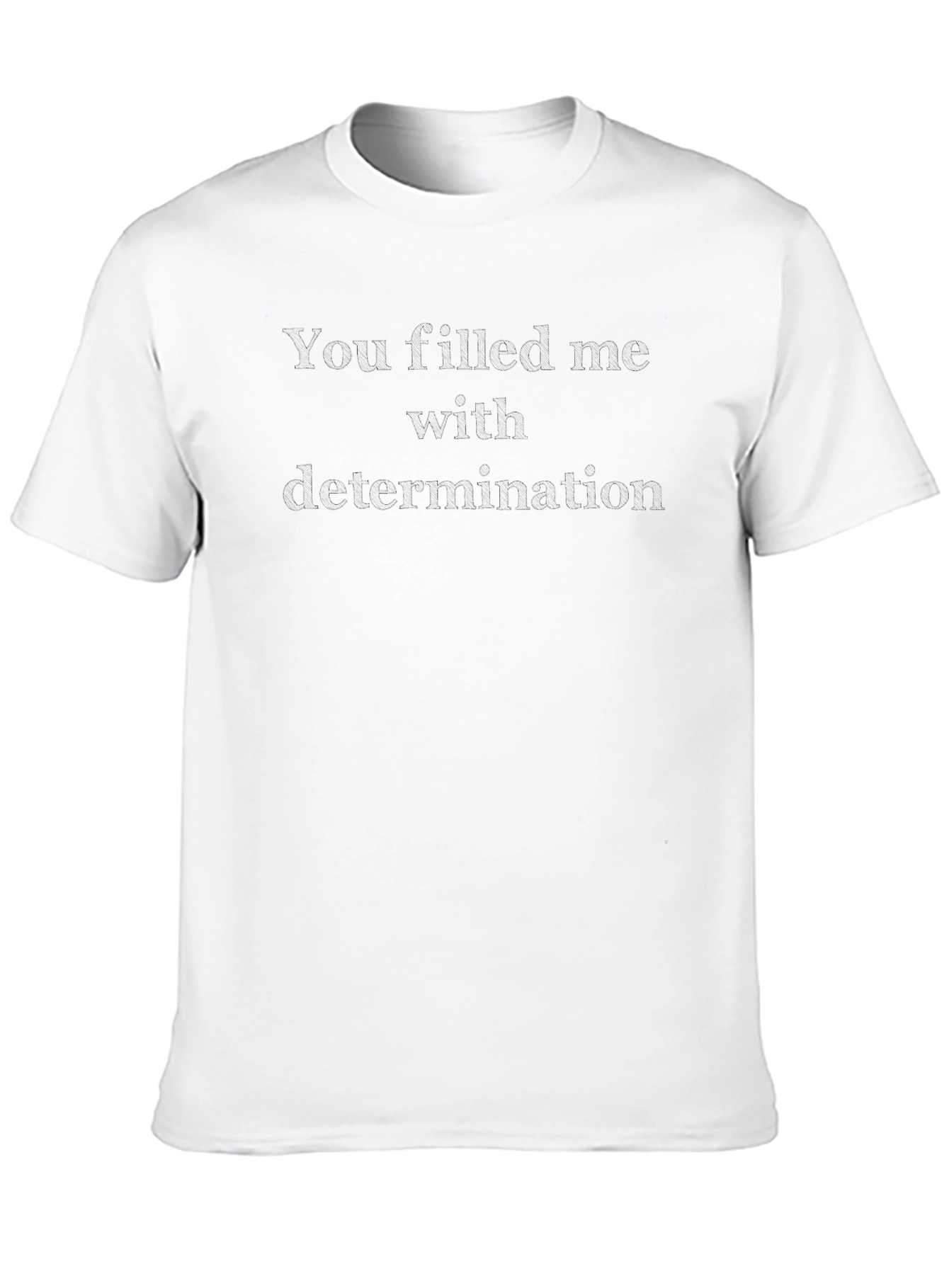 Determination Graphic Tee - Black Casual T-Shirt