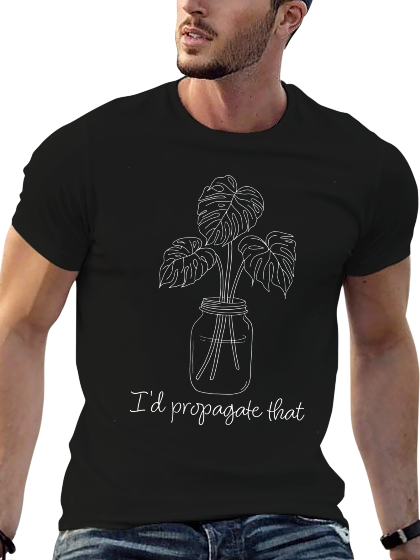 Id Propagate That Black Graphic T-Shirt