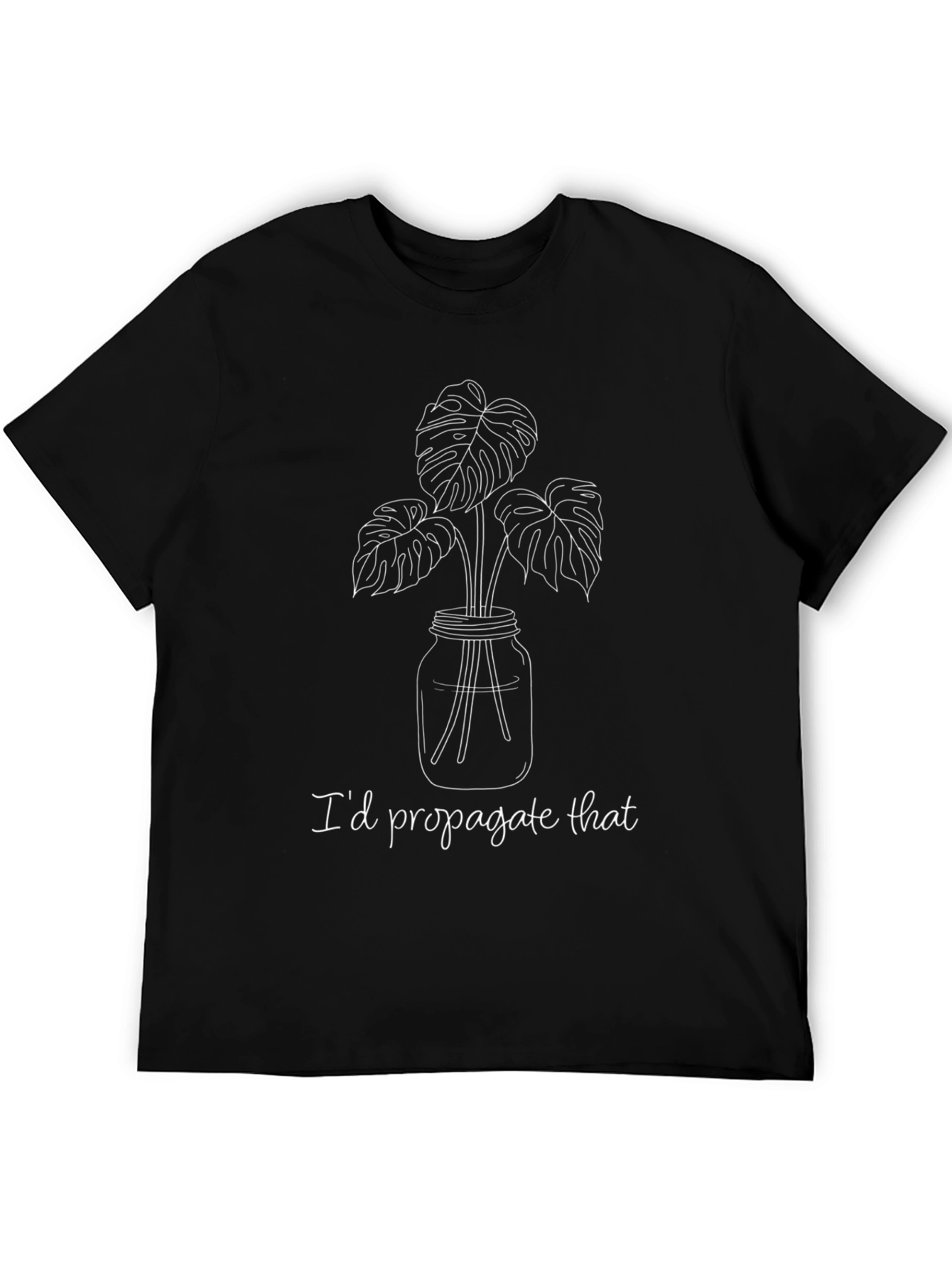 Id Propagate That Black Graphic T-Shirt