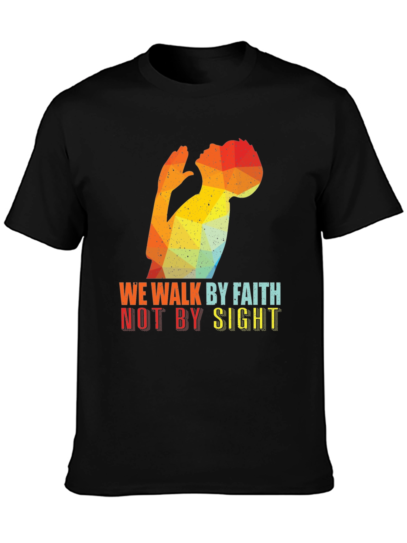 Faith Over Sight Graphic Tee - Stylish Christian Apparel