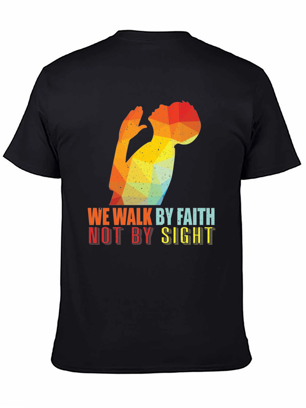 Faith Over Sight Graphic Tee - Stylish Christian Apparel