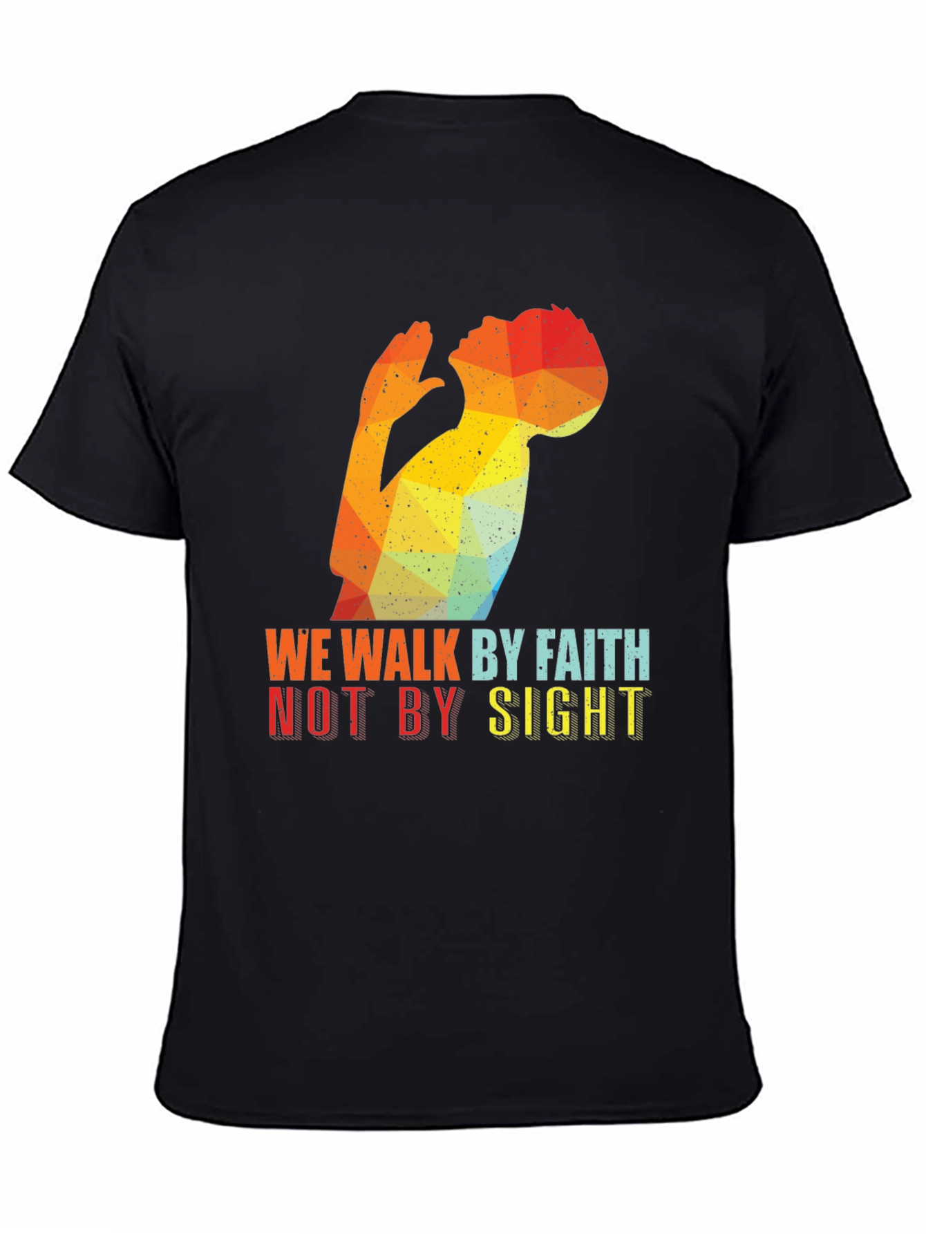 Faith Over Sight Graphic Tee - Stylish Christian Apparel