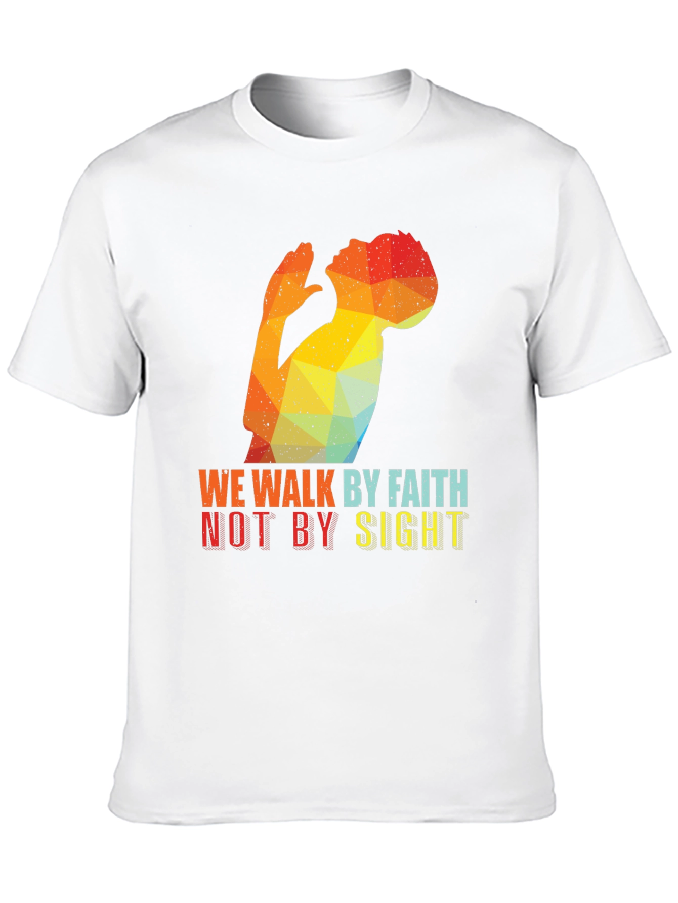 Faith Over Sight Graphic Tee - Stylish Christian Apparel