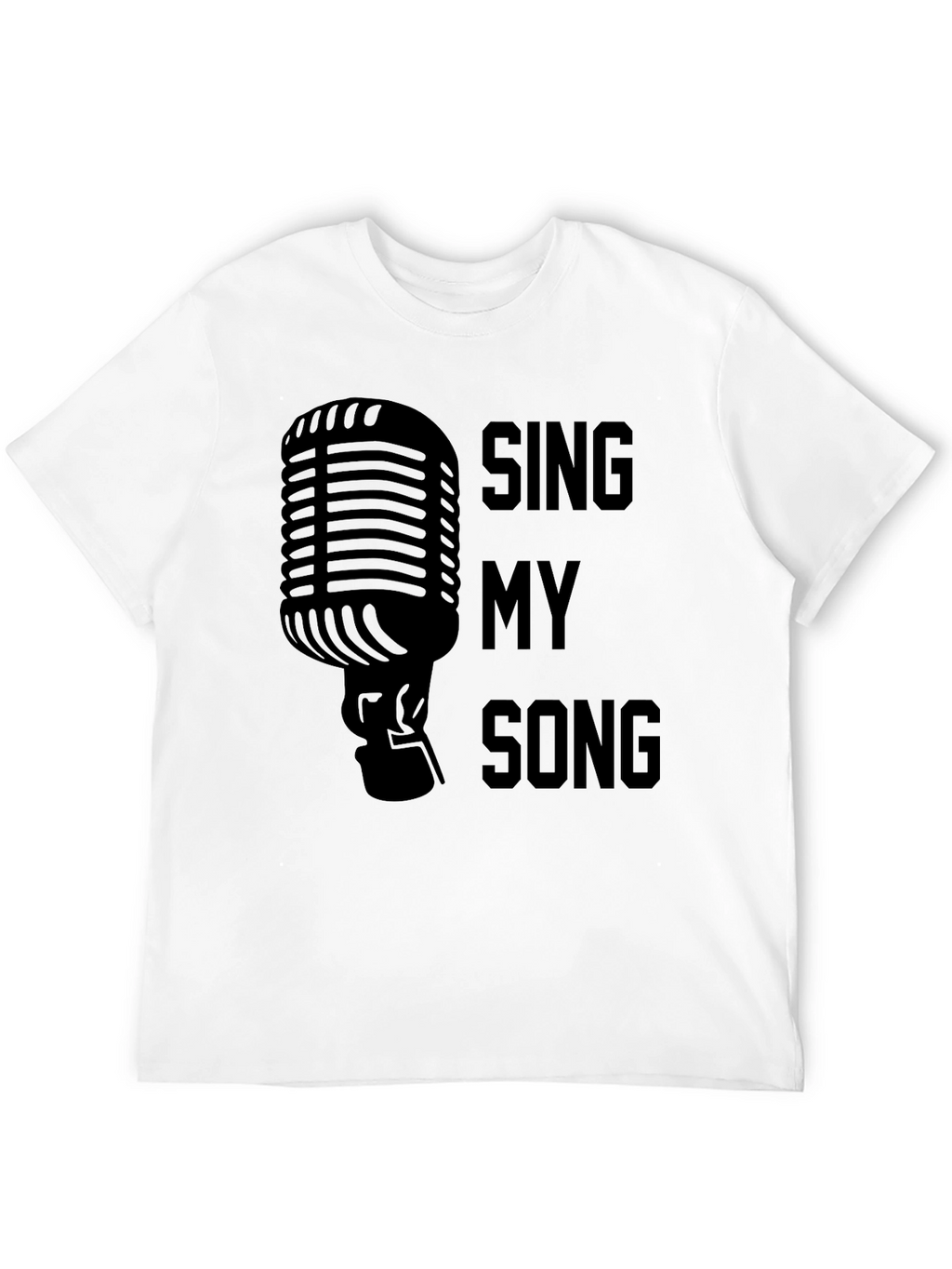 Sing My Song Graphic Tee - Black