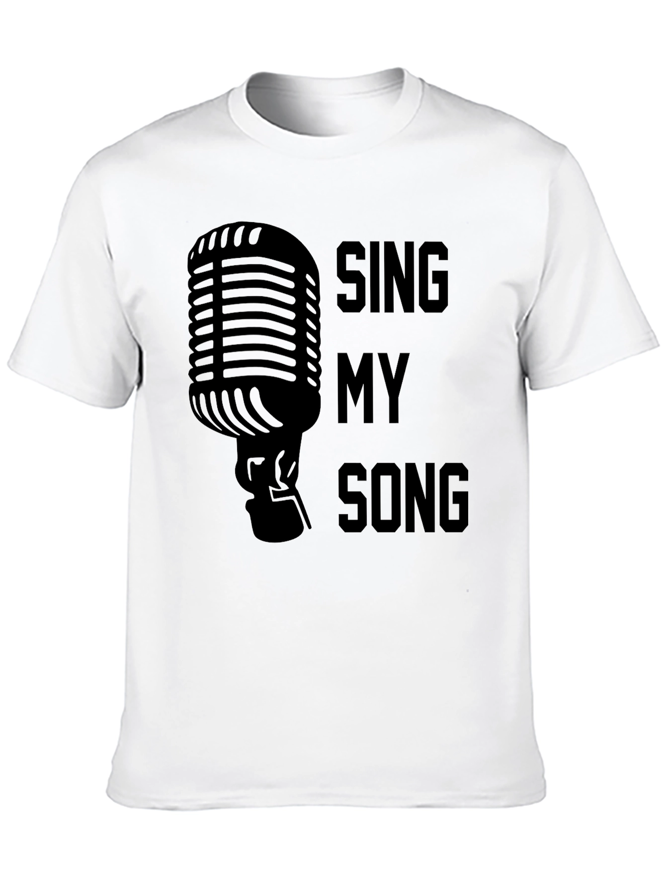 Sing My Song Graphic Tee - Black
