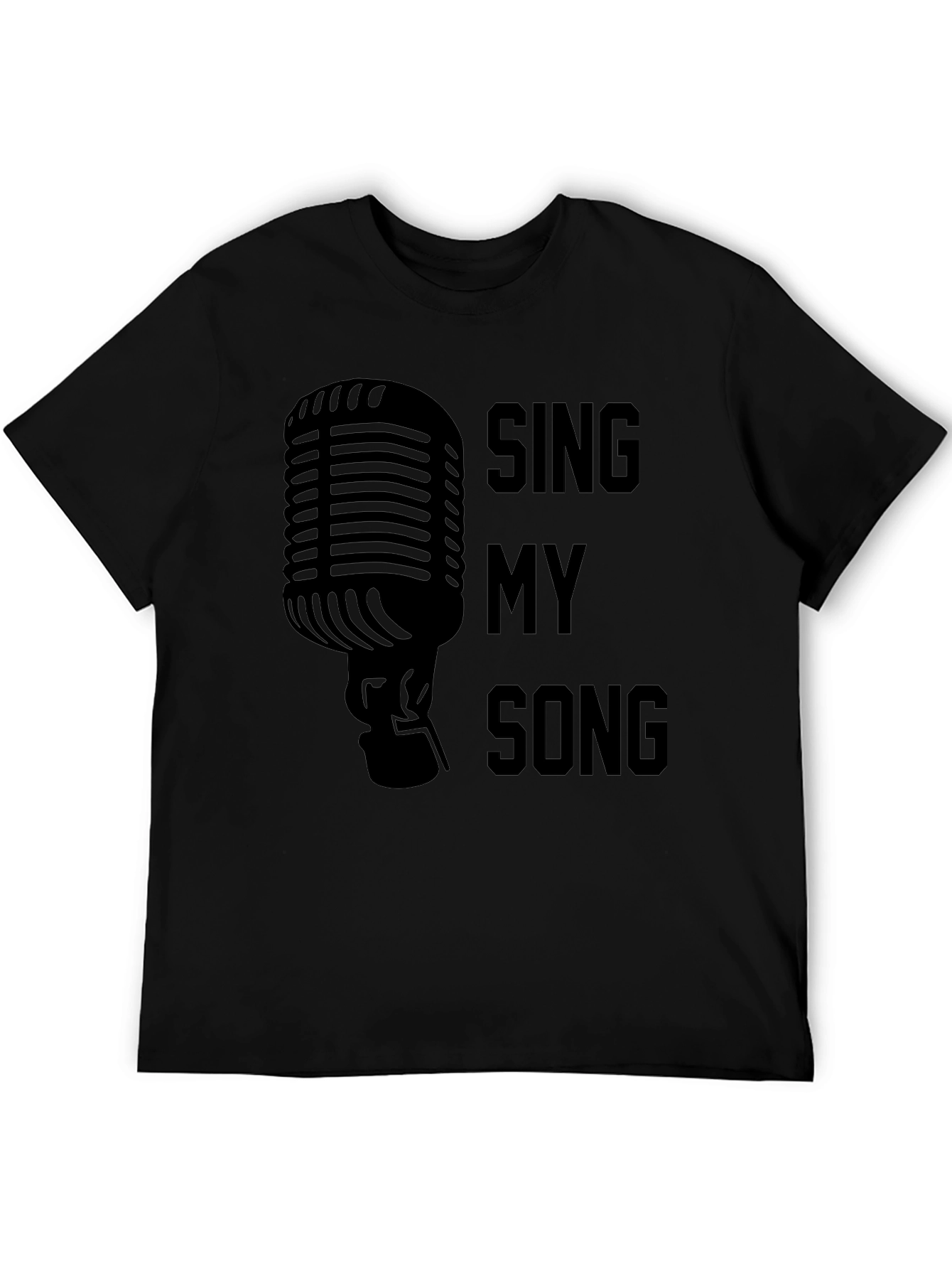Sing My Song Graphic Tee - Black