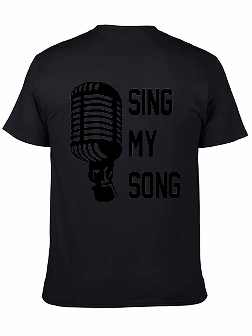 Sing My Song Graphic Tee - Black