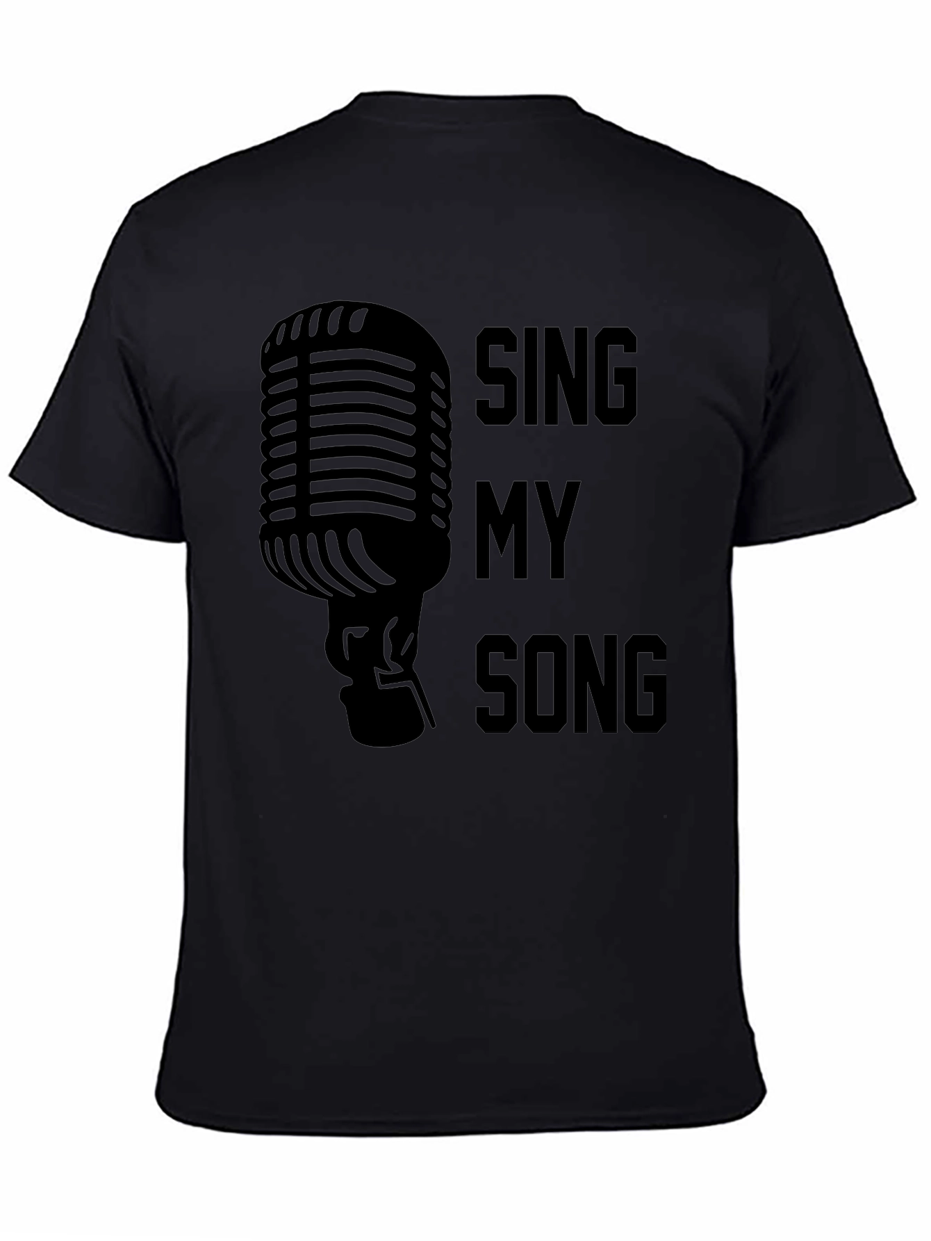 Sing My Song Graphic Tee - Black