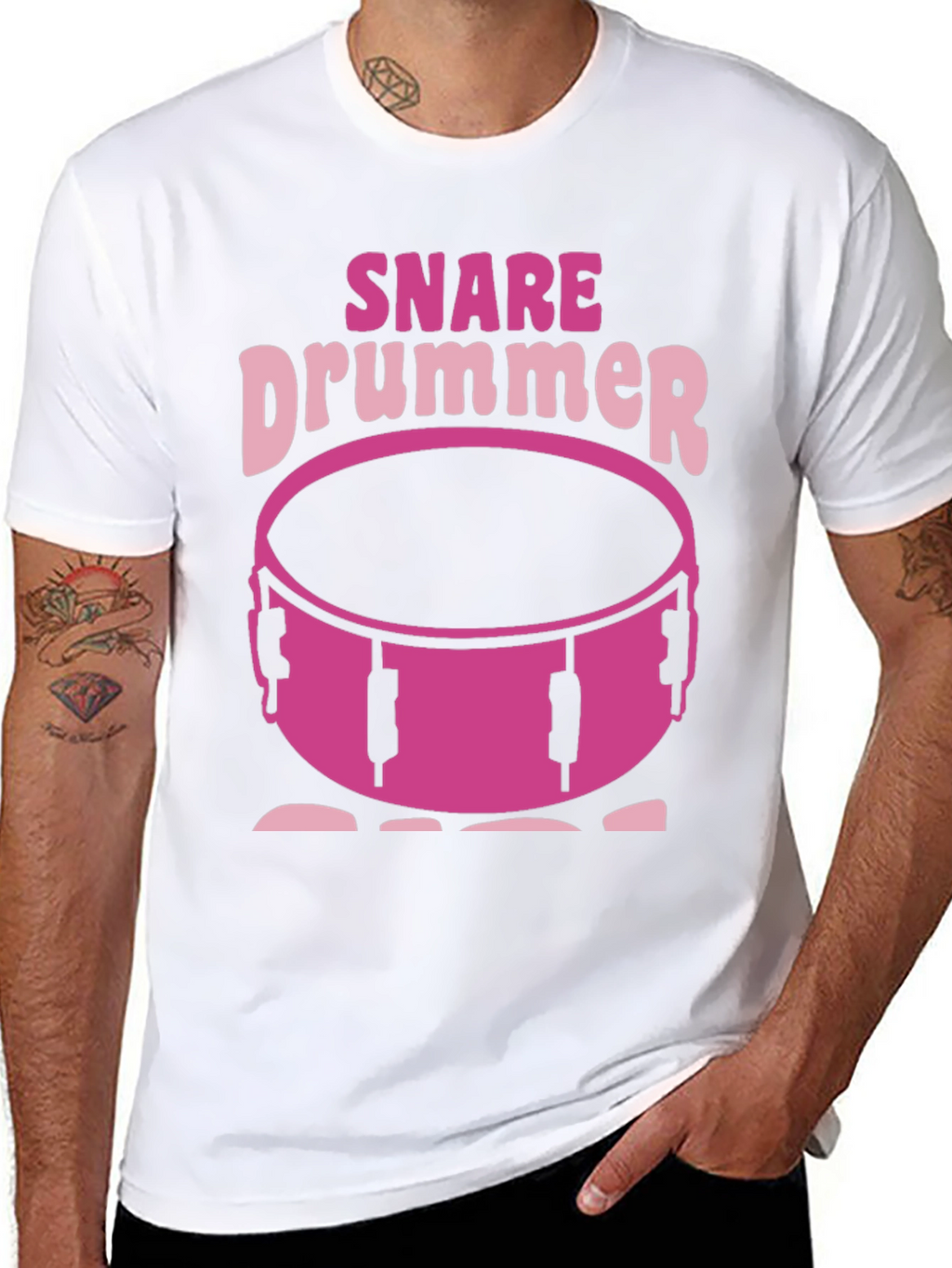 Snare Drummer Graphic T-Shirt - Music Lover Tee