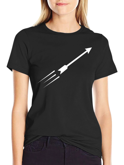 Arrow Graphic Black T-Shirt - Mens Modern Tee