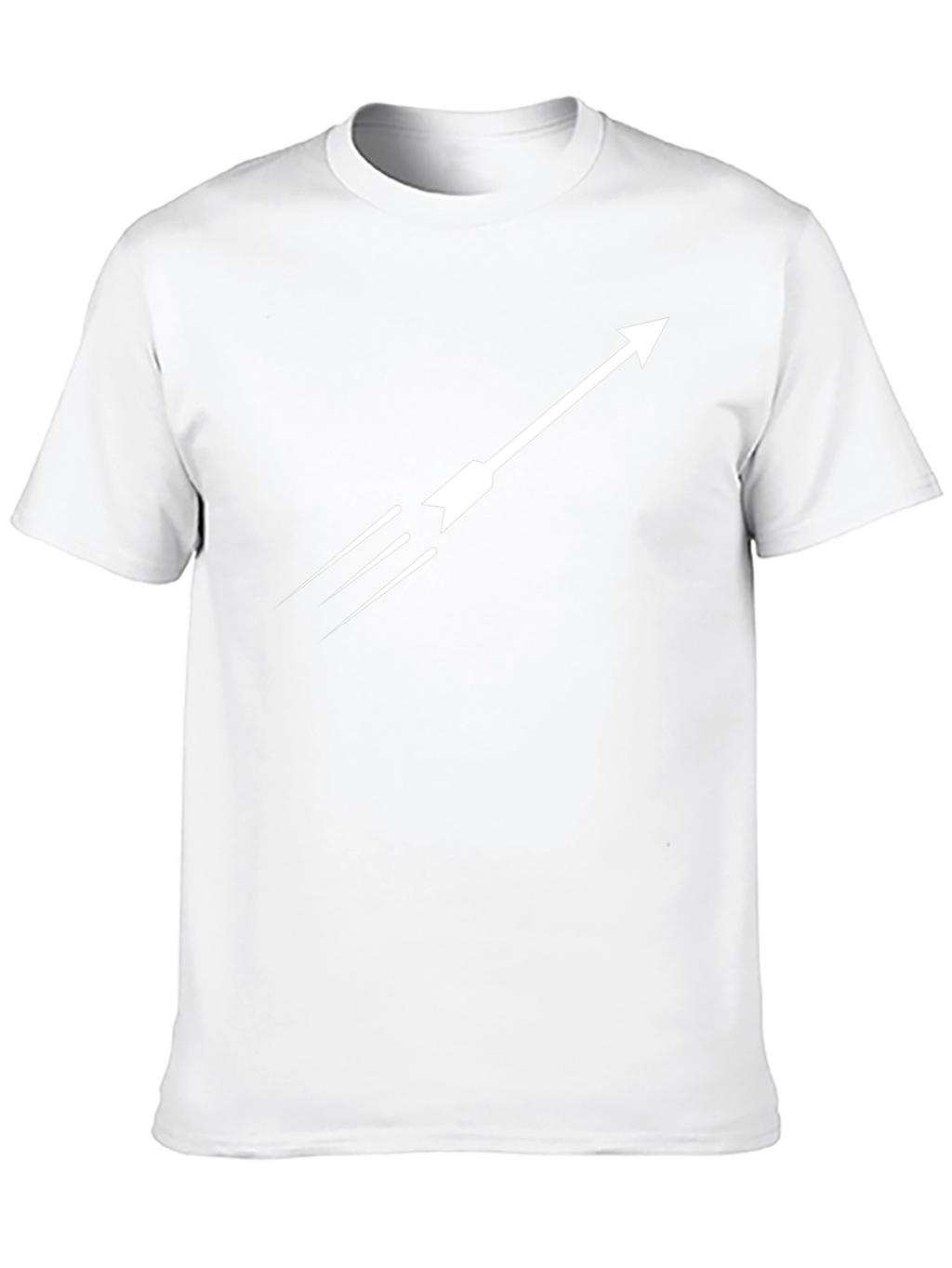 Arrow Graphic Black T-Shirt - Mens Modern Tee